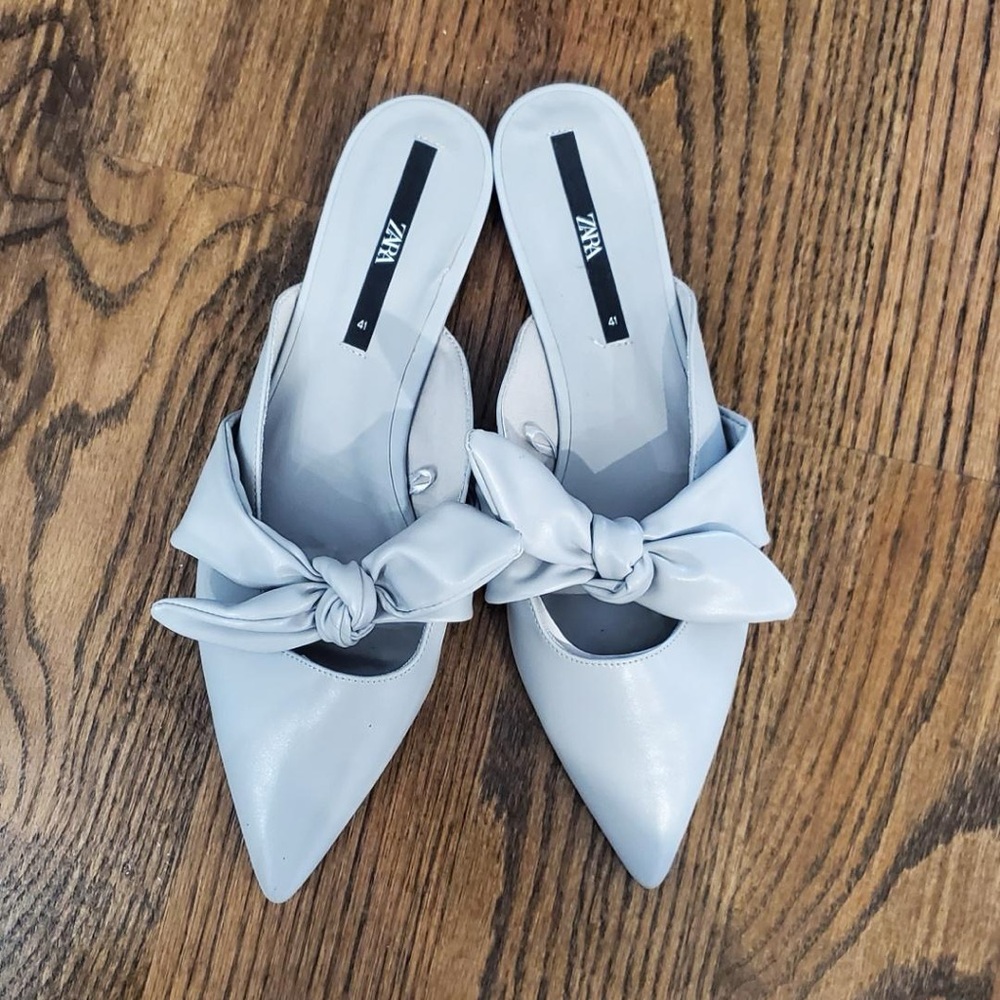 Zara Mules with Bow